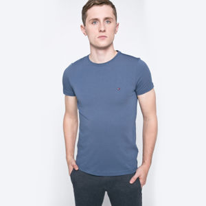 Tommy Hilfiger pánské modré tričko New Stretch - L (462)